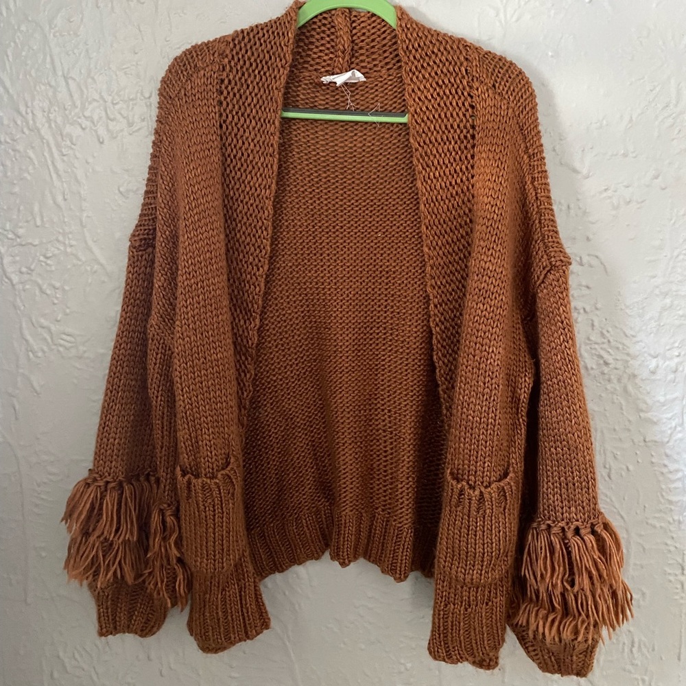 Fringe cardigan
